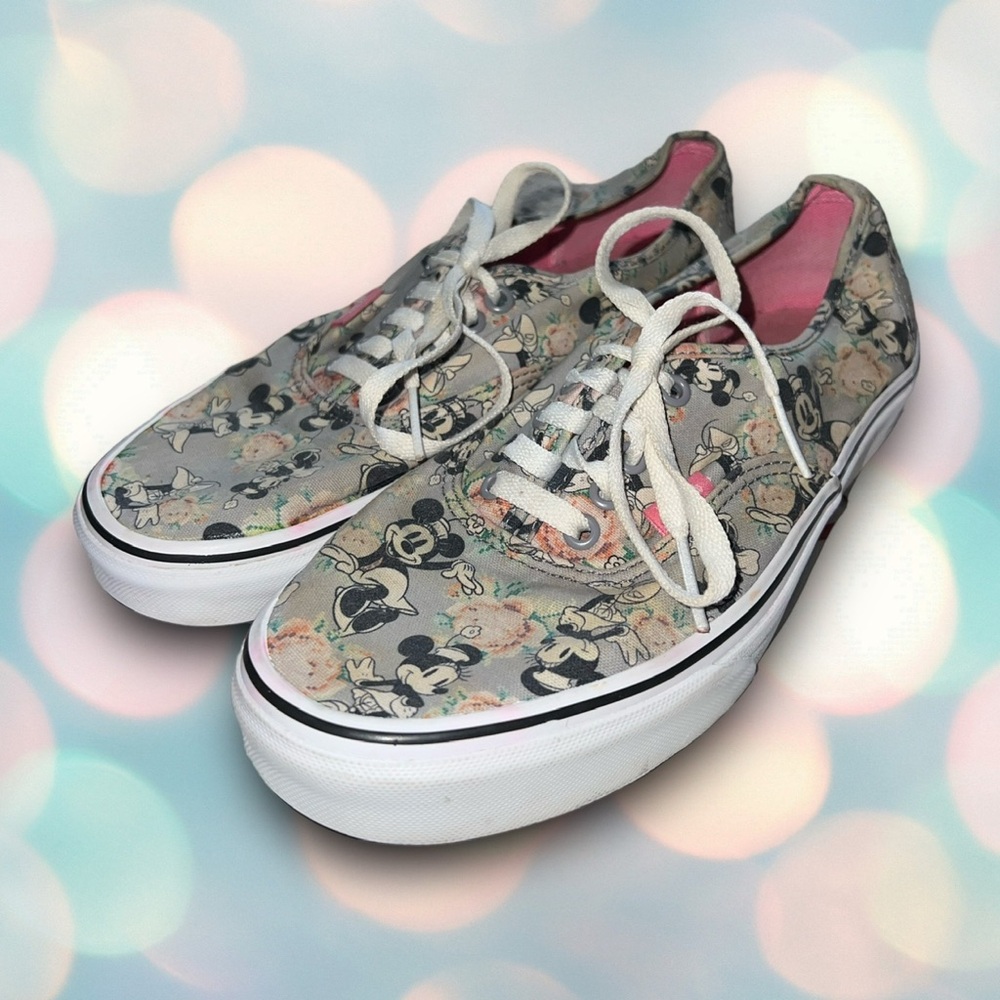 RARE DISCONTINUED Disney Minnie Mouse VANS Women’s Sneakers Shoes Size 10
